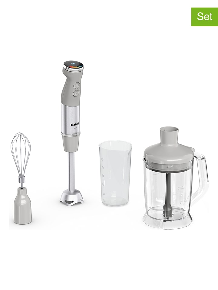 Tefal 4-częściowy zestaw "Quickchef - HB67MB30" w kolorze srebrno-szarym rozmiar: onesize