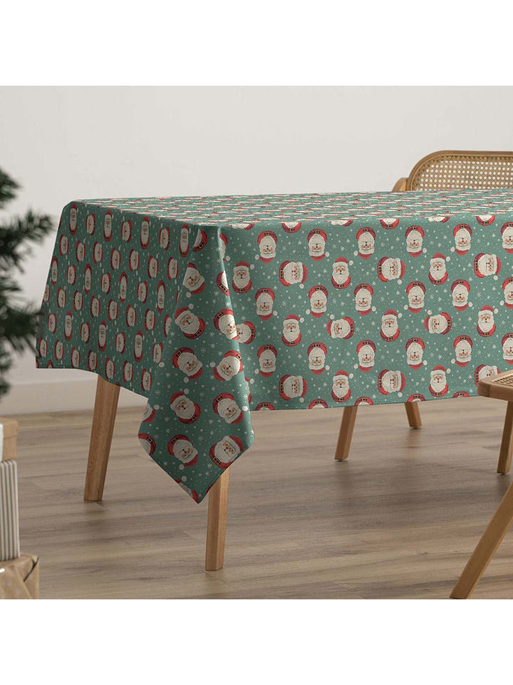 GAMUSI Obrus "Noel" w kolorze niebiesko-czerwonym rozmiar: 160x140 cm