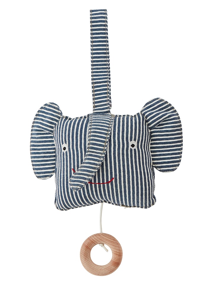 OYOY mini Pozytywka "Erik Elephant" w kolorze niebieskim - 0+ rozmiar: onesize