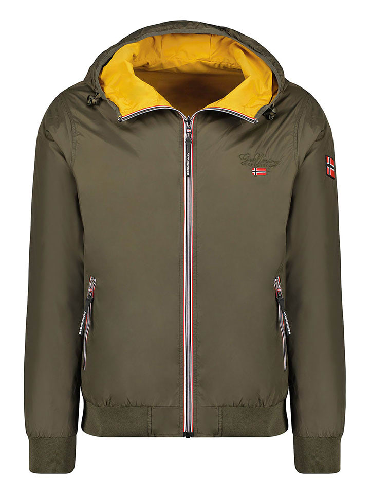 Geographical Norway Kurtka przejściowa "Arrivial" w kolorze oliwkowo-żółtym rozmiar: 128
