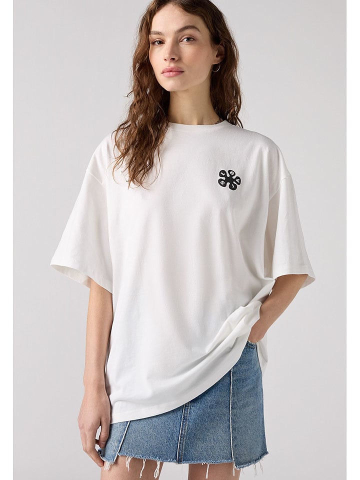 Levi's Koszulka w kolorze białym ze wzorem rozmiar: S