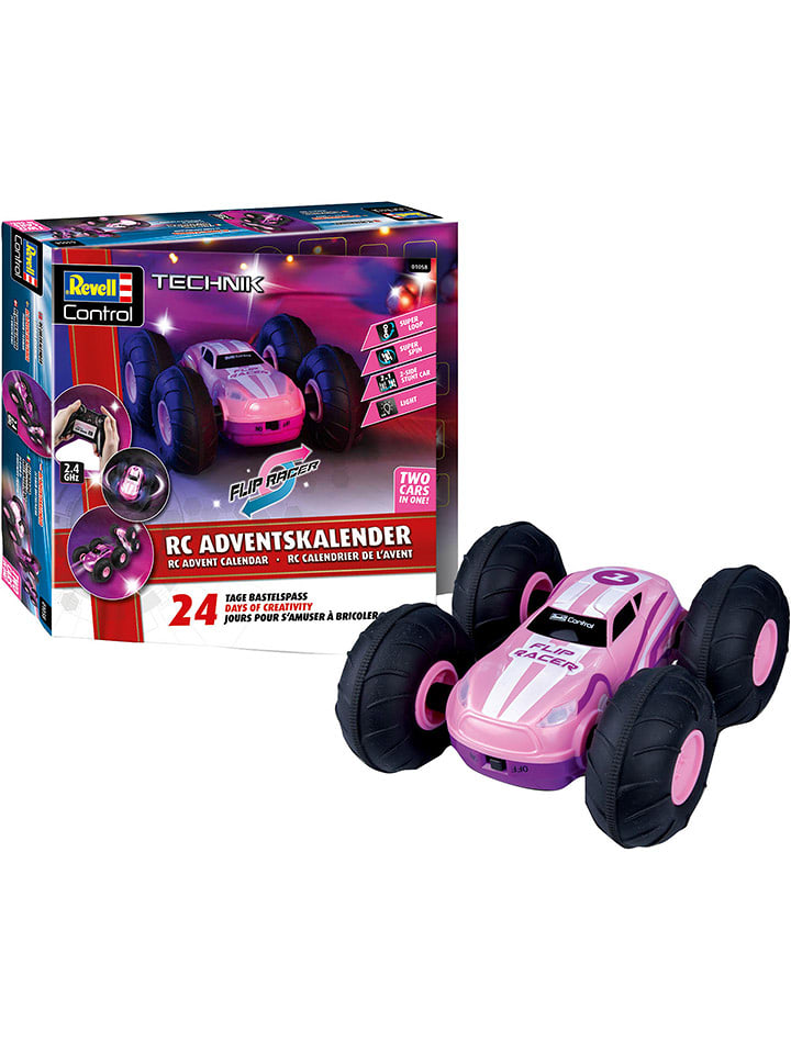 Revell Kalendarz adwentowy "Stunt Car" w kolorze jasnoróżowym - 8+ rozmiar: onesize