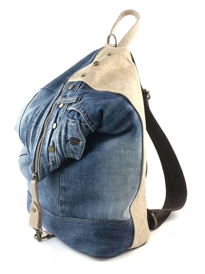 Marlon Plecak w kolorze beżowo-niebieskim - 31 x 41 x 13,5 cm rozmiar: onesize