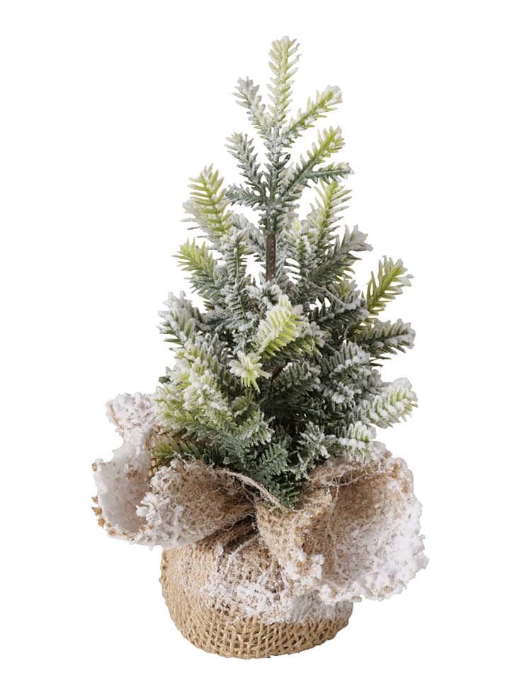 Boltze Dekoracyjna choinka w kolorze zielonym - wys. 22 x Ø 12 cm rozmiar: onesize