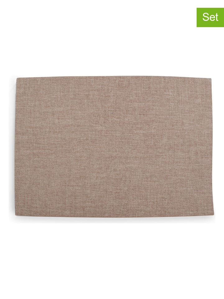 Salt and Pepper Podkładki stołowe (4 szt.) "Dinner" w kolorze beżowym - 30 x 43 cm rozmiar: onesize