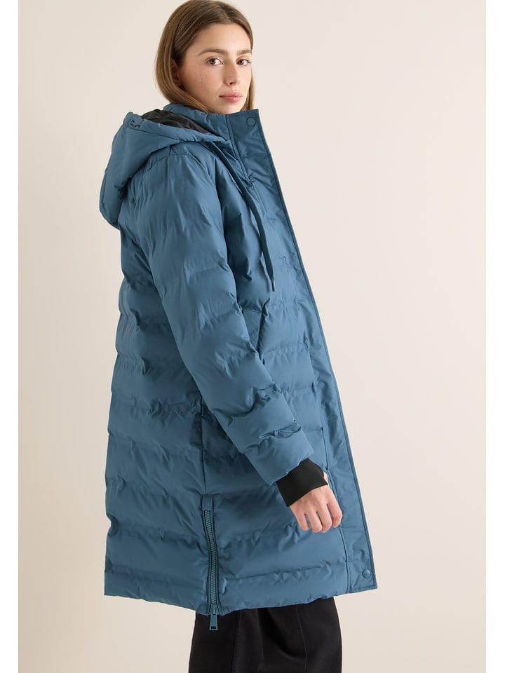 Cecil Płaszcz pikowany w kolorze niebieskim rozmiar: L