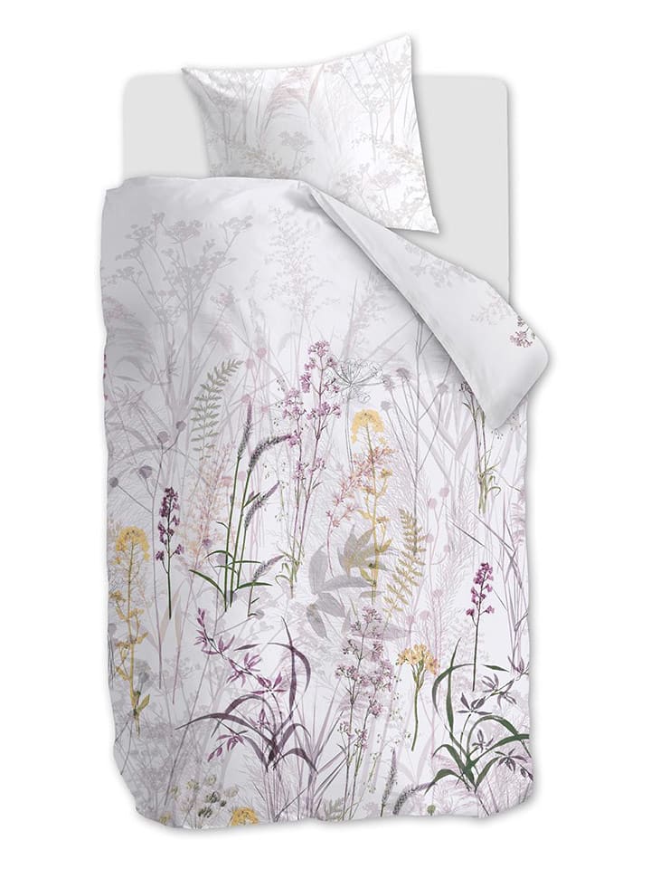 Beddinghouse Komplet pościeli renforcé "Fields" w kolorze białym rozmiar: 140x200/220 cm