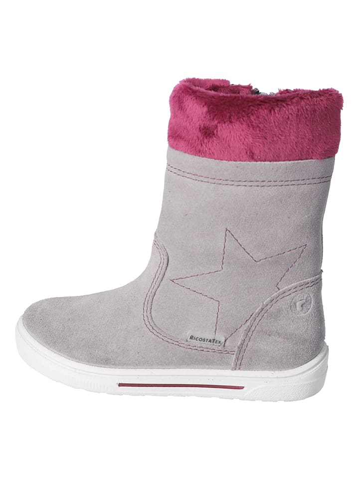 Ricosta Skórzane kozaki "Susana S" w kolorze szarym rozmiar: 26