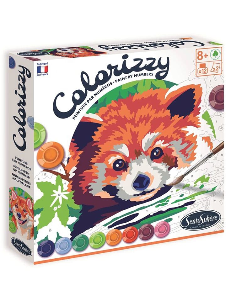 SentoSphere Zestaw "Colorizzy Roter Panda and Shiba" do malowania - 8+ rozmiar: onesize
