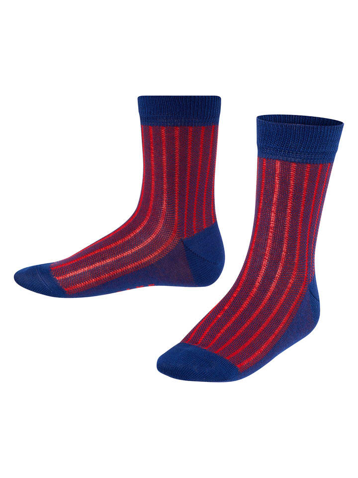 Falke Skarpety w kolorze granatowo-czerwonym rozmiar: 19-22