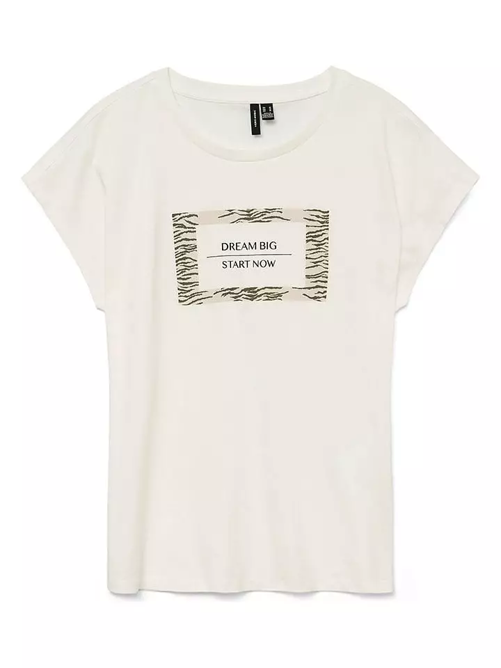 Vero Moda Koszulka w kolorze kremowym rozmiar: S