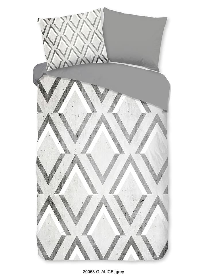 Good Morning Komplet pościeli "Grey" w kolorze szarym rozmiar: 240x220 cm
