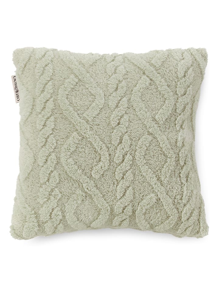 Descanso Poduszka "Descanso" w kolorze turkusowym rozmiar: 40x40 cm