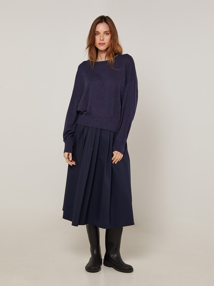 Rodier Sweter w kolorze granatowym rozmiar: XL