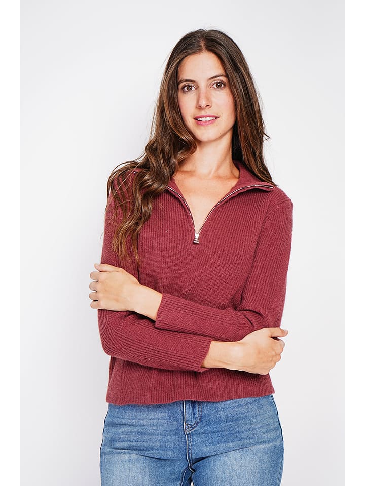 William de Faye Sweter w kolorze bordowym rozmiar: 40