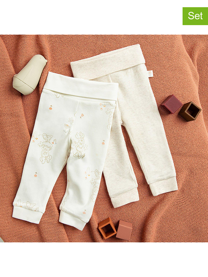 COOL CLUB Legginsy (2 pary) w kolorze kremowym rozmiar: 62