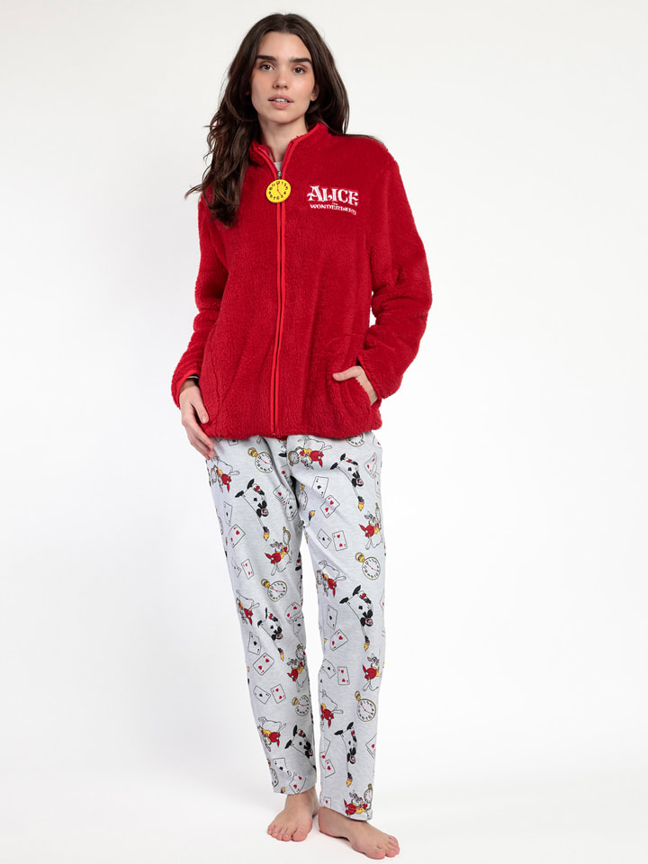 Disney Kurtka polarowa "Disney" w kolorze czerwonym rozmiar: XL