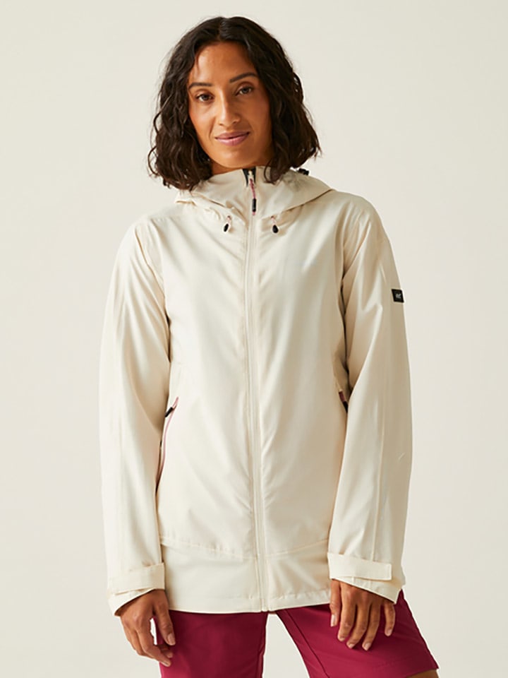 Regatta Kurtka przeciwdeszczowa "Okara" w kolorze kremowym rozmiar: 38