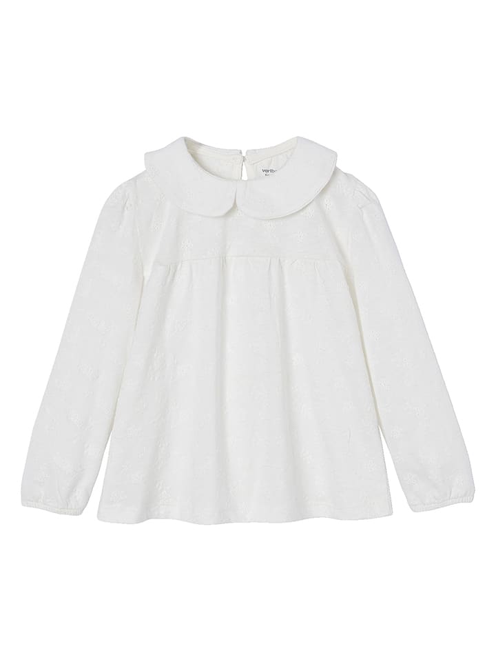 vertbaudet Bluzka w kolorze białym rozmiar: 116