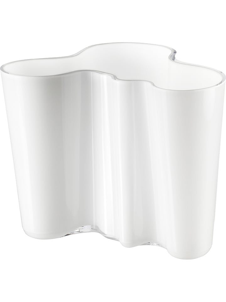iittala Wazon "Aalto" w kolorze białym - wys. 16 cm rozmiar: onesize