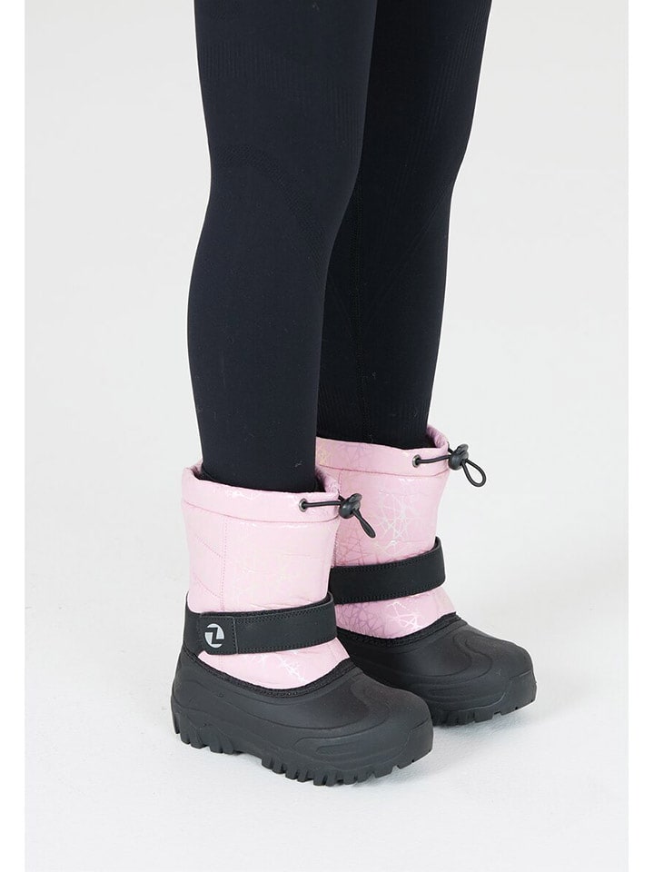 Zigzag Kozaki zimowe "Wanoha" w kolorze jasnoróżowo-czarnym rozmiar: 29