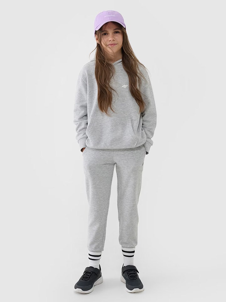 4F Spodnie dresowe w kolorze szarym rozmiar: 146