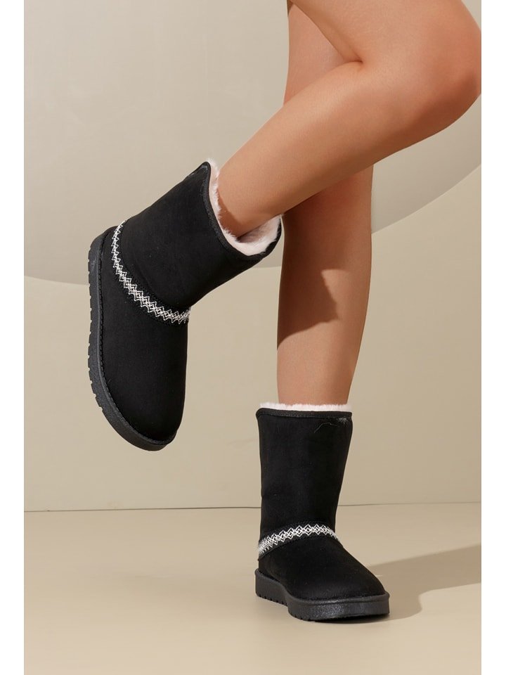 C'M Botki zimowe w kolorze czarnym rozmiar: 36