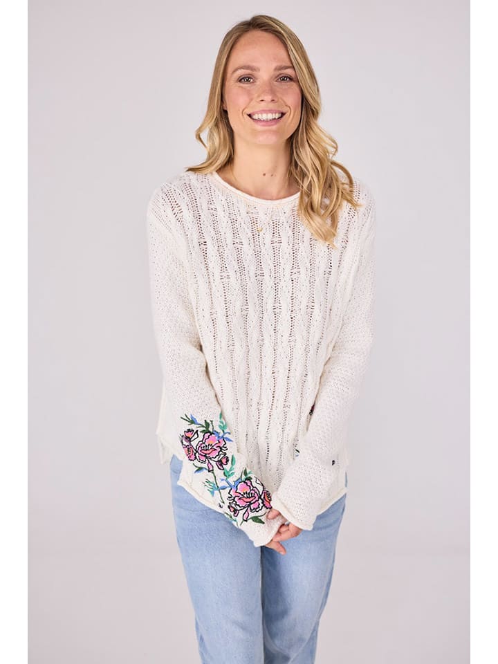 LIEBLINGSSTÜCK Sweter "Tricia" w kolorze białym rozmiar: 48