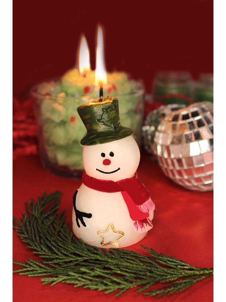 Lucky Bees Świeca w kolorze biało-czarnym - 40 g rozmiar: onesize