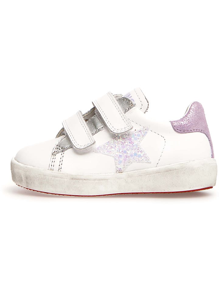 Naturino Sneakersy "Annie" w kolorze biało-fioletowym rozmiar: 32