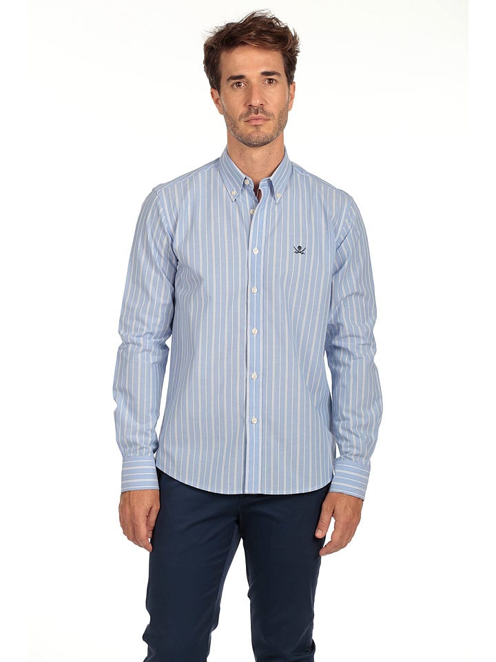 The Time of Bocha Koszula w kolorze błękitno-białym rozmiar: L