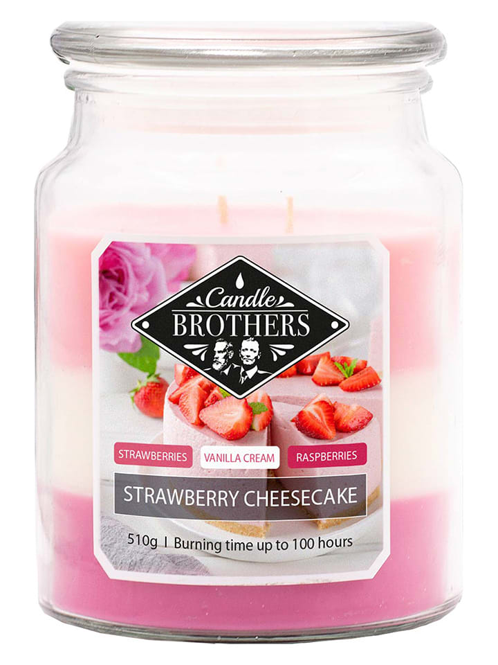 Candle Brothers Świeca zapachowa "Strawberry Cheesecake" - 510 g rozmiar: onesize