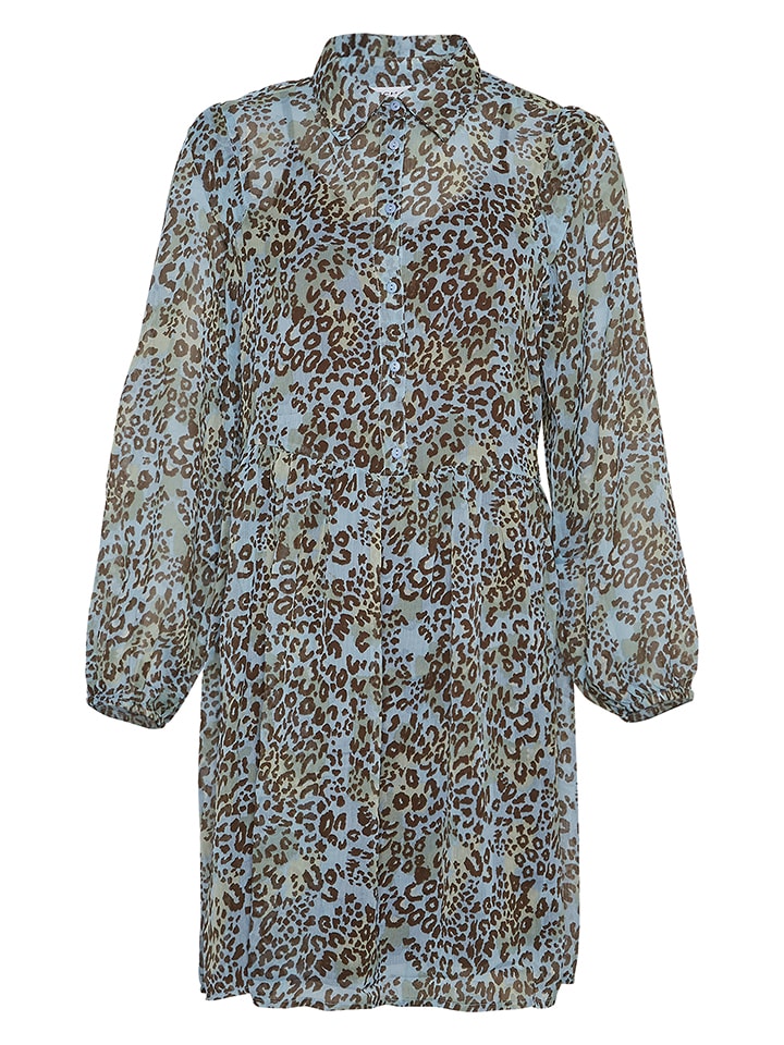 MOSS COPENHAGEN Sukienka "Katriana" w kolorze błękitnym rozmiar: S