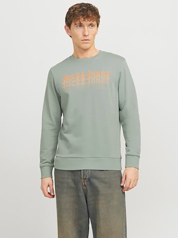Jack & Jones Bluza w kolorze zielonym rozmiar: L