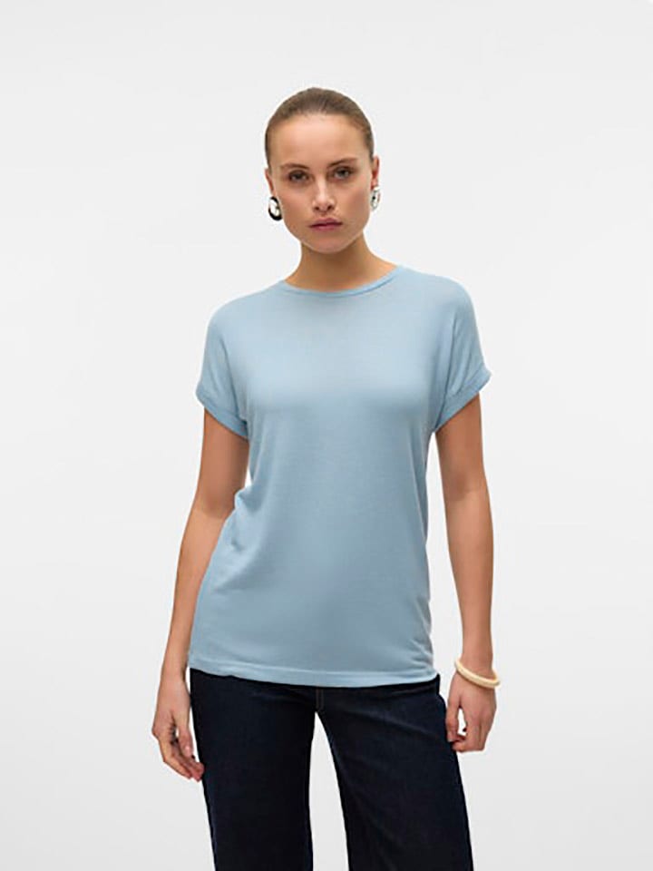Vero Moda Koszulka w kolorze błękitnym rozmiar: XS