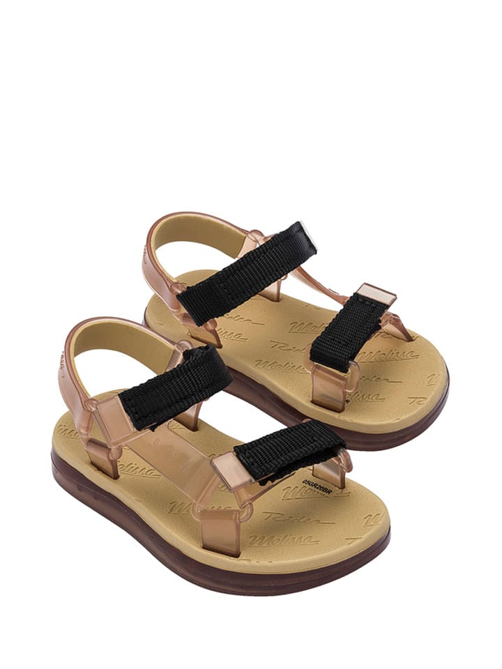 Melissa Sandały w kolorze beżowo-czarnym rozmiar: 25/26