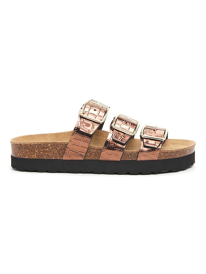 billowy Klapki w kolorze brązowym rozmiar: 39