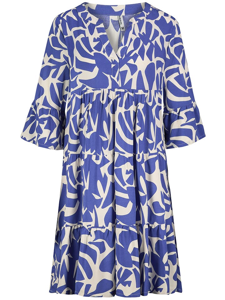 Sublevel Sukienka w kolorze niebiesko-białym rozmiar: L