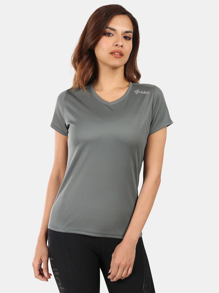 Kilpi Koszulka funkcyjna "Dima" w kolorze khaki rozmiar: 36