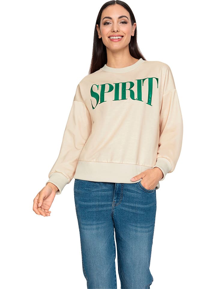 Heine Bluza w kolorze beżowym rozmiar: 46