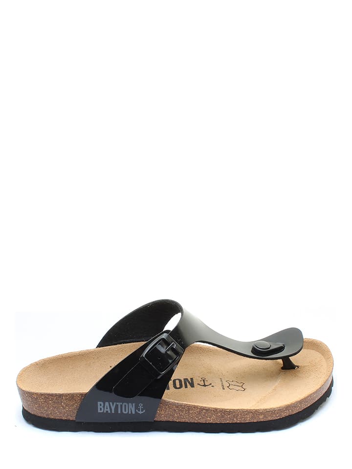 BAYTON Japonki "Mercure" w kolorze czarnym rozmiar: 38