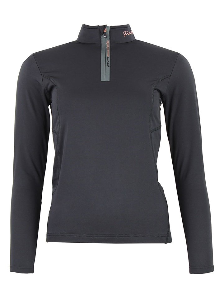 Peak Mountain Koszulka funkcyjna "Anevi" w kolorze czarnym rozmiar: M