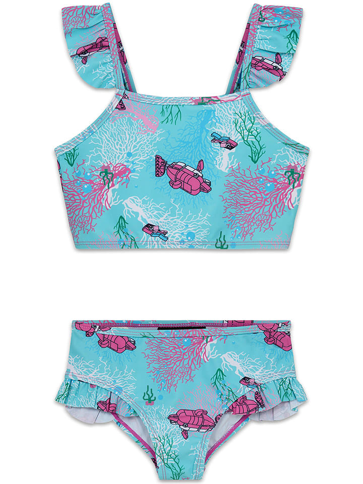 LEGO Bikini w kolorze turkusowym ze wzorem rozmiar: 110