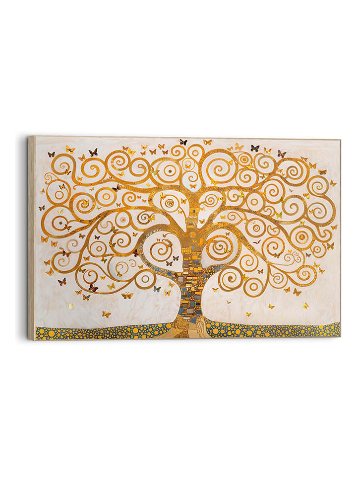 Orangewallz Druk artystyczny "Life Tree" w ramce rozmiar: 60x90 cm