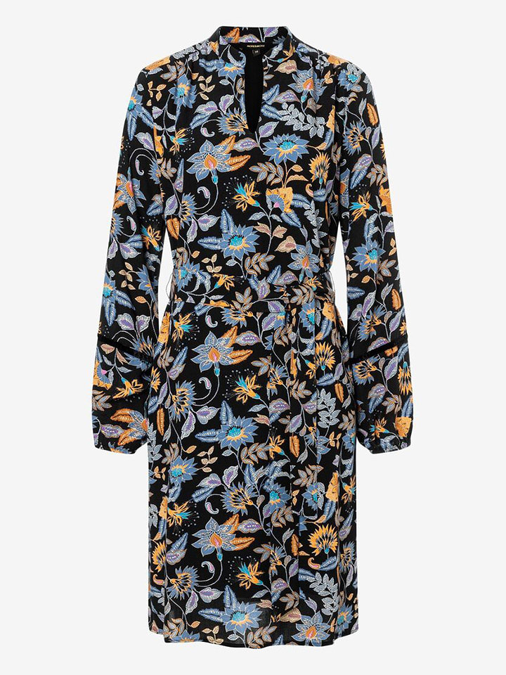 More & More Sukienka w kolorze czarno-pomarańczowym rozmiar: 34