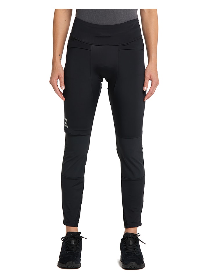 Haglöfs Legginsy funkcyjne "Luna" w kolorze czarnym rozmiar: XS