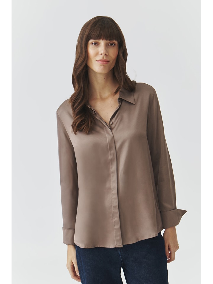 TATUUM Koszula "Nikali" w kolorze szarobrązowym rozmiar: 44