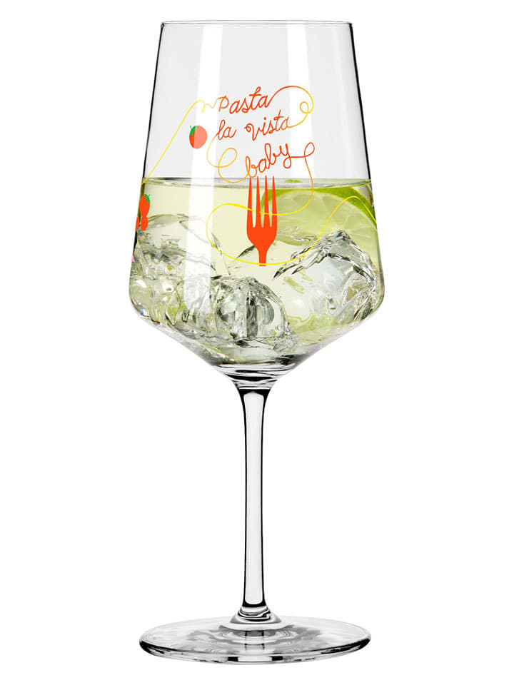 RITZENHOFF Kieliszek "Grill+Cook" w kolorze czerwono-żółtym do koktajli - 500 ml rozmiar: onesize