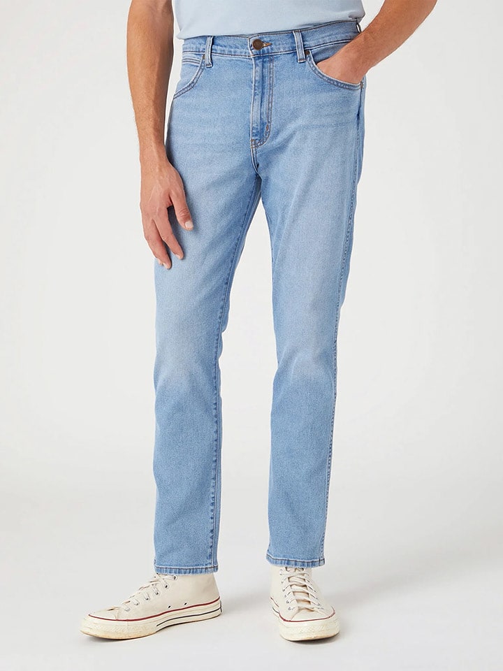 Wrangler Dżinsy - Slim fit - w kolorze błękitnym rozmiar: W31/L34