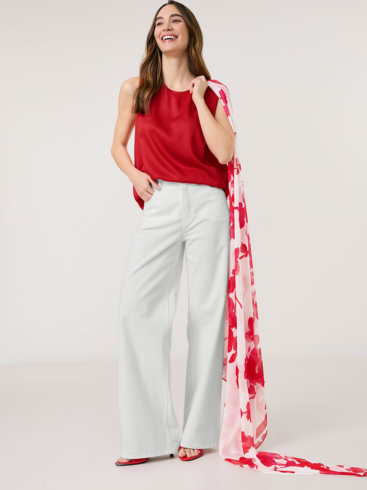 TAIFUN Bluzka w kolorze czerwonym rozmiar: 36